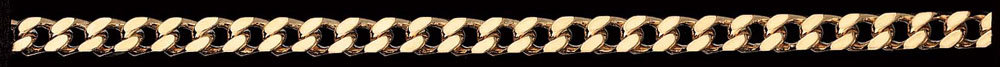Jewellery Chain Gold And Silver Square Cut Curb SQC200